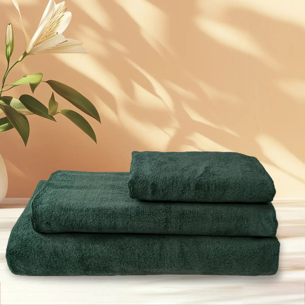 Фото - Рушник для обличчя Versailles 50х90 см Ізумрудний (VS-T35-5090)