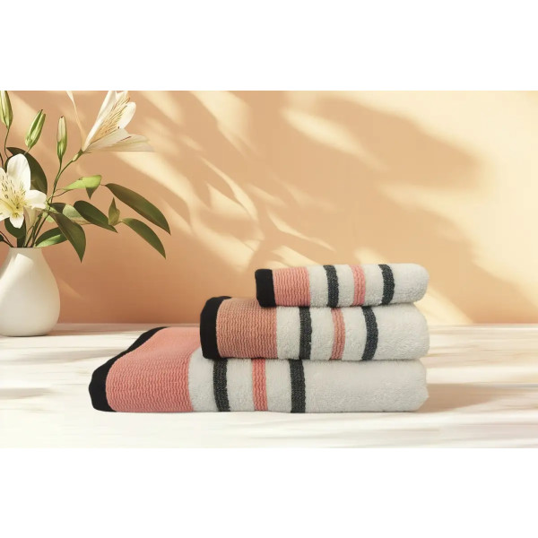 Фото - Полотенце банное Versailles Калипсо 70х140 см 100% хлопок пудровый (VS-T51-7014)