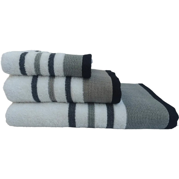 Фото - Рушник для обличчя Versailles Каліпсо 50х90 см сірий (VS-T53-5090)