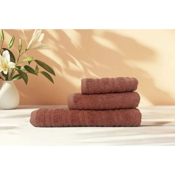 Фото - Рушник для обличчя Versailles Посейдон 50х90 см карміновий (VS-T63-5090)