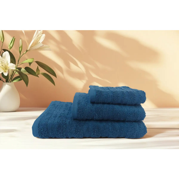 Фото - Рушник для обличчя Versailles Посейдон 50х90 см індиго (VS-T64-5090)