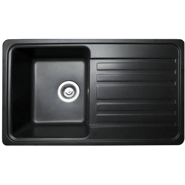 Фото - Мийка кухонна Miraggio VERSAL Black Shine