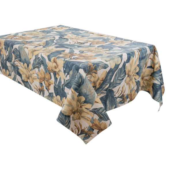 Фото - Скатертина квадратна Lefard Versalles flor oceano 140х140 см (715-307)
