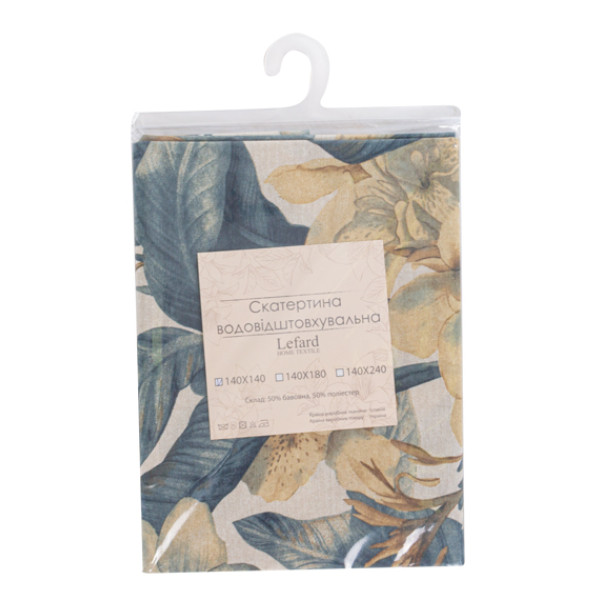Фото - Скатерть прямоугольная Lefard Versalles flor oceano 140х240 см (715-309)
