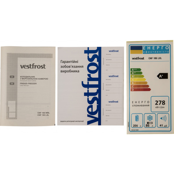 Фото - Холодильник Vestfrost CNF186LXL