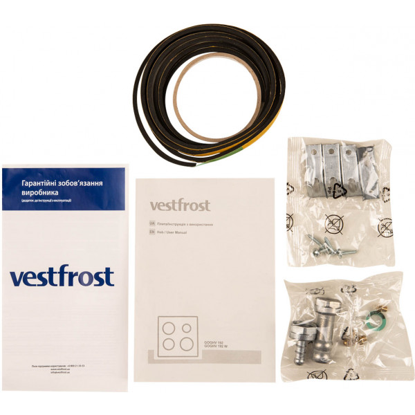 Фото - Варильна поверхня газова Vestfrost GOGHV192W