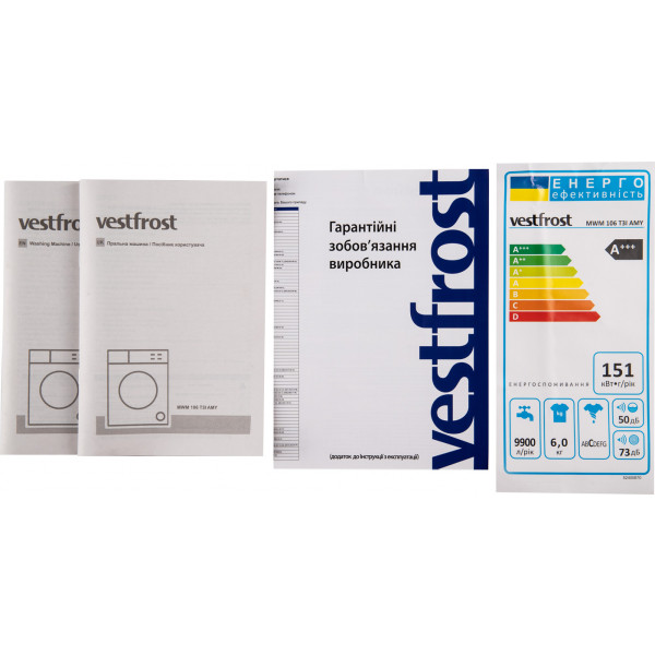 Фото - Стиральная машина Vestfrost MWM106T3IAMY