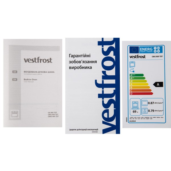 Фото - Духова шафа Vestfrost OBG869TDT