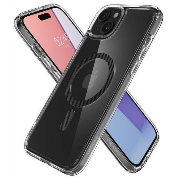Фото - Чохол для смартфону Spigen for Apple iPhone 15 Plus Ultra Hybrid MagFit, Carbon Fiber (ACS06663)