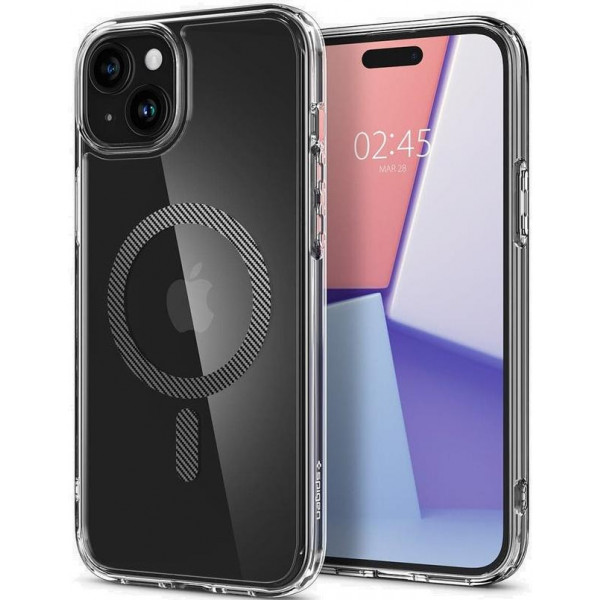 Фото - Чохол для смартфону Spigen for Apple iPhone 15 Plus Ultra Hybrid MagFit, Carbon Fiber (ACS06663)