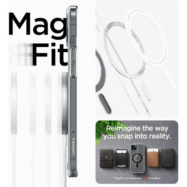 Фото - Чохол для смартфону Spigen for Apple iPhone 15 Plus Ultra Hybrid MagFit, Carbon Fiber (ACS06663)