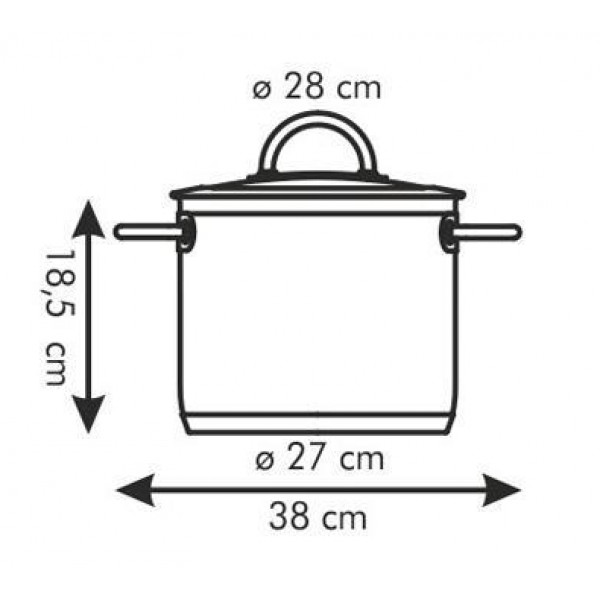 Фото - Каструля tescoma 779028 Vision 28 см 11.0 л