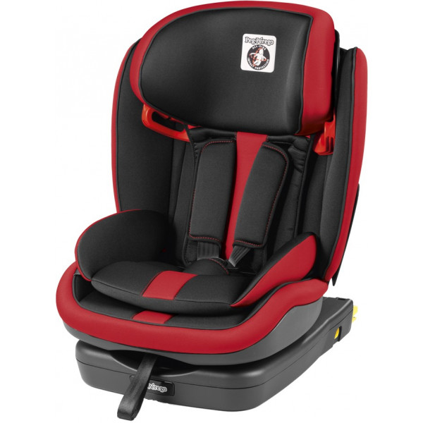 Фото - Автокрісло Peg-Perego Viaggio 1-2-3 Via Monza (чорне з червоним)
