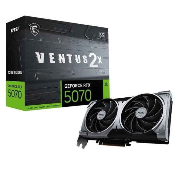 Фото - Видеокарта MSI GeForce RTX 5070 12GB GDDR7 Ventus 2X OC