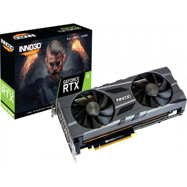 Фото - Видеокарта Inno3D GeForce RTX2080 Super Twin X2 OC, 8GB GDDR6, 256bit (N208S2-08D6X-11801167)