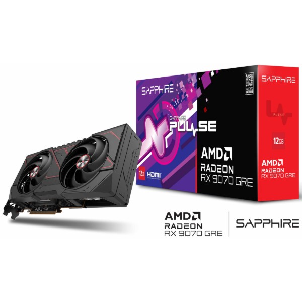 Фото - Відеокарта Sapphire Radeon RX 9070 GRE 12GB GDDR6 PULSE GAMING OC (11354-01-20G)