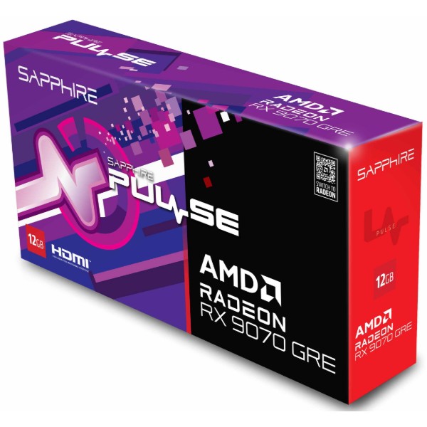 Фото - Відеокарта Sapphire Radeon RX 9070 GRE 12GB GDDR6 PULSE GAMING OC (11354-01-20G)
