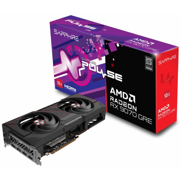 Фото - Відеокарта Sapphire Radeon RX 9070 GRE 12GB GDDR6 PULSE GAMING OC (11354-01-20G)