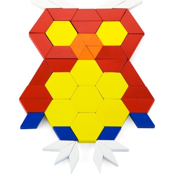 Фото - Дерев'яна мозаїка Viga Toys Дерев'яні картинки 250 ел. (50065)