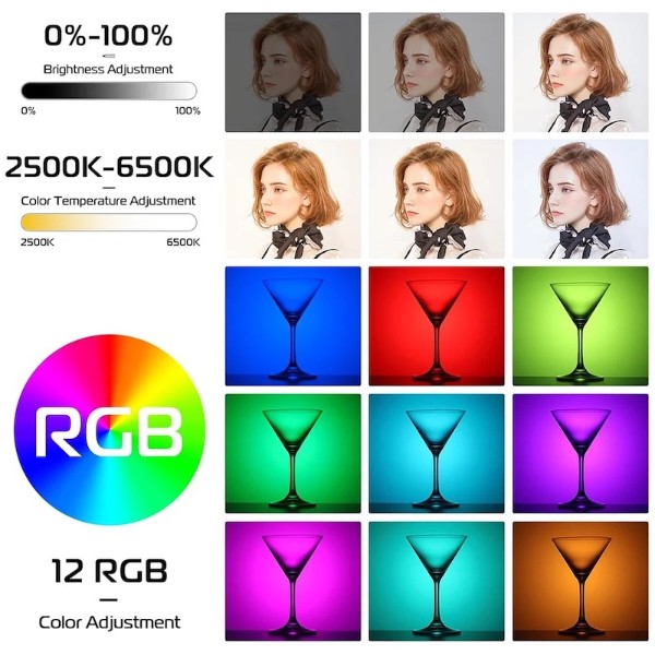 Фото - Студійне світло Ulanzi Vijim VL66 RGB Led Light (UV-L088 VL66 RGB)