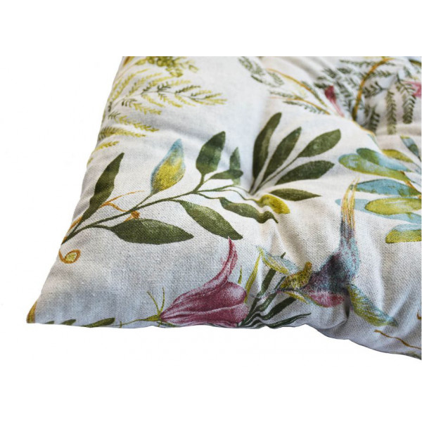 Фото - Подушка для стільця Прованс Villa квіти 40х40 (028812)