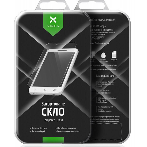 Фото - Защитное стекло для смартфона Vinga for Samsung Galaxy A8 Plus (2018) A730 (VTPGS-A730)