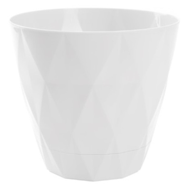 Фото - Вазон VIOLET HOUSE 0200 PRIZMA WHITE 5 л