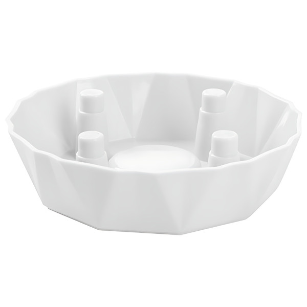 Фото - Вазон VIOLET HOUSE 0200 PRIZMA WHITE 5 л