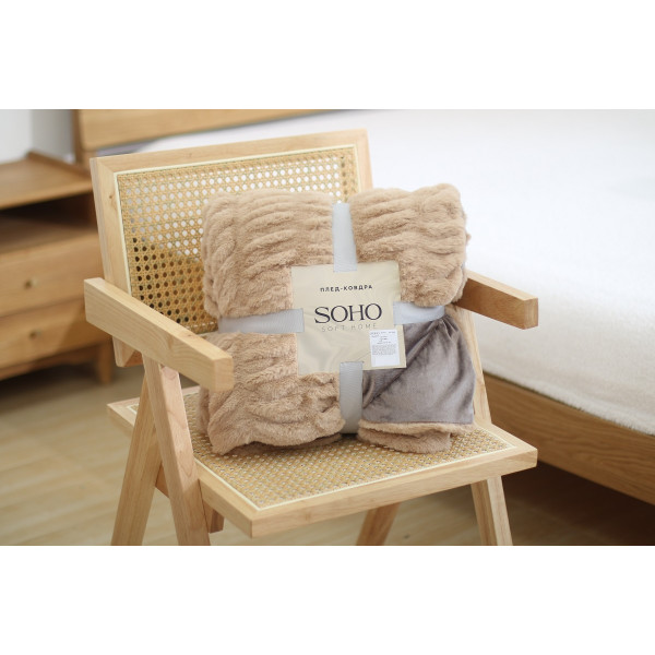 Фото - Плед євро SOHO 200х220 см Vip Cream