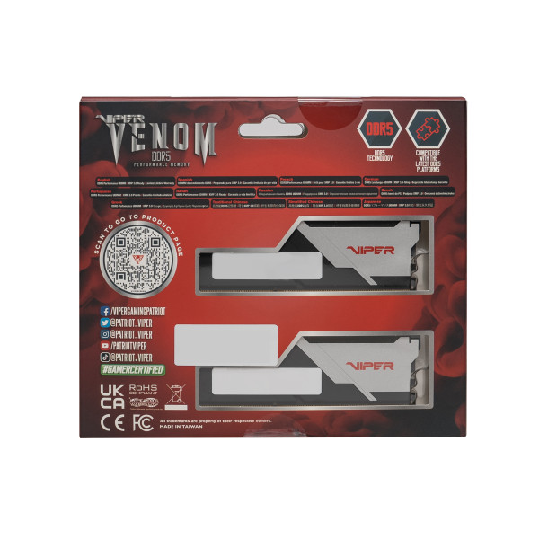 Фото - Память DDR Patriot Viper Venom DDR5 2x16GB (PVV532G640C32K)