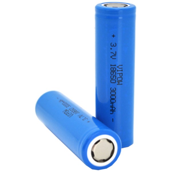 Фото - Аккумулятор тип 18650 Vipow 18650 Li-Ion ICR18650 FlatTop, 3000mAh, 3.7V, Blue (ICR18650-3000mAhFT)