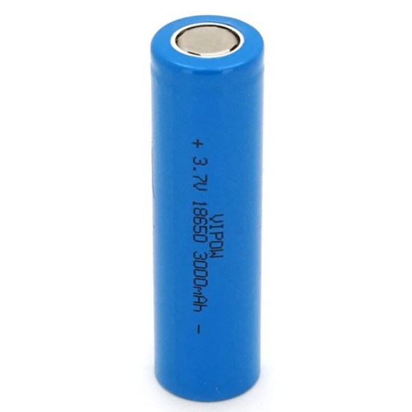 Фото - Аккумулятор тип 18650 Vipow 18650 Li-Ion ICR18650 FlatTop, 3000mAh, 3.7V, Blue (ICR18650-3000mAhFT)