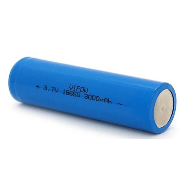 Фото - Аккумулятор тип 18650 Vipow 18650 Li-Ion ICR18650 FlatTop, 3000mAh, 3.7V, Blue (ICR18650-3000mAhFT)