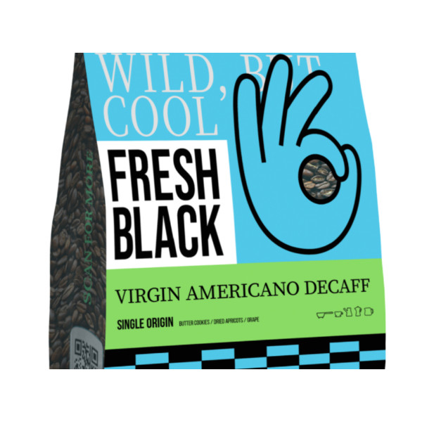 Фото - Кава в зернах Fresh Black mono Virgin americano (decaf) 1кг