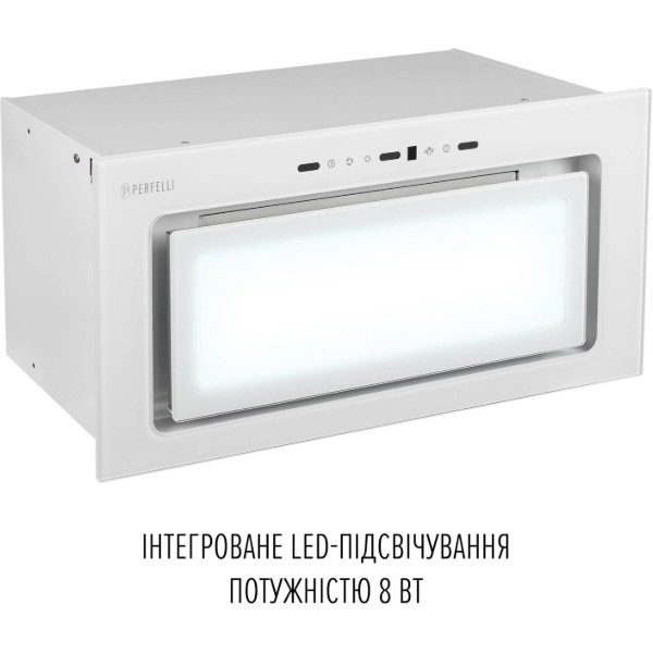 Фото - Вытяжка встраиваемая Perfelli DESIGN VISION 6 BIANCO SILENZIO