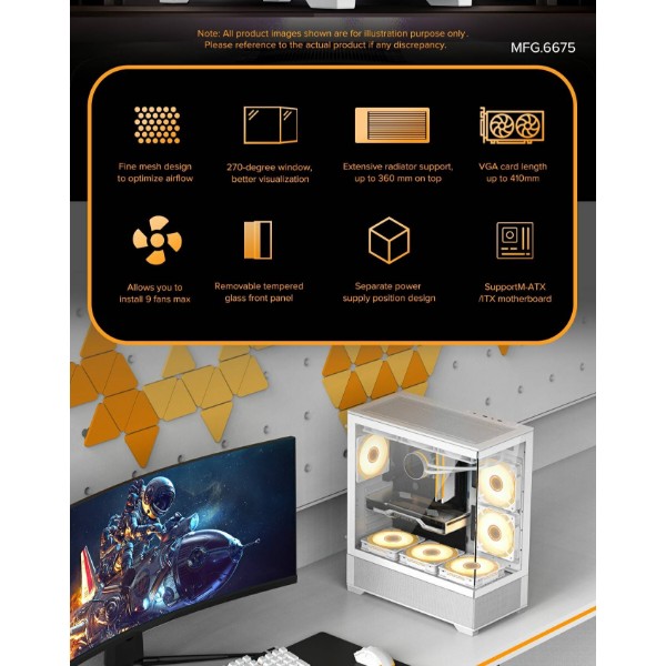 Фото - Корпус Gamemax Vista MW без БП