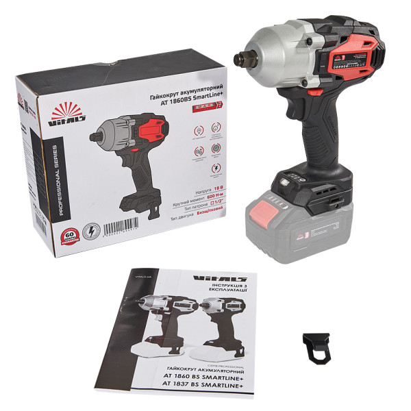 Фото - Гайковерт акумуляторний VITALS Professional AT 1860 BS SmartLine+