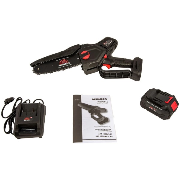Фото - Ланцюгова пила акумуляторна VITALS Professional AKZ 1820ak BL Kit