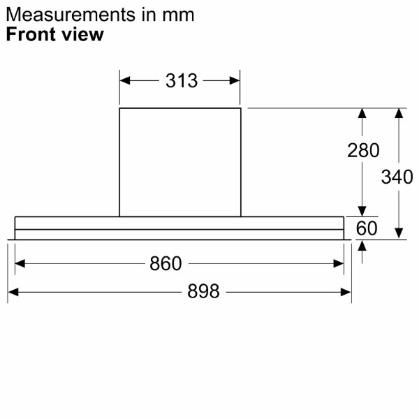 Фото - Вытяжка встраиваемая Bosch DBB95CC60