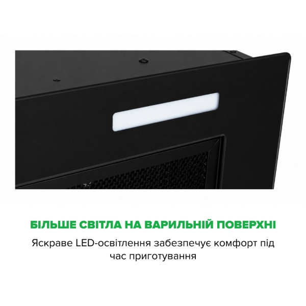Фото - Вытяжка встраиваемая Interline BASIC Glass BL A/60/PB