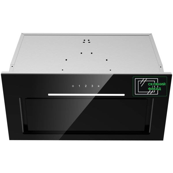 Фото - Вытяжка встраиваемая Interline LINE ULTRA BL A/60 GL/S