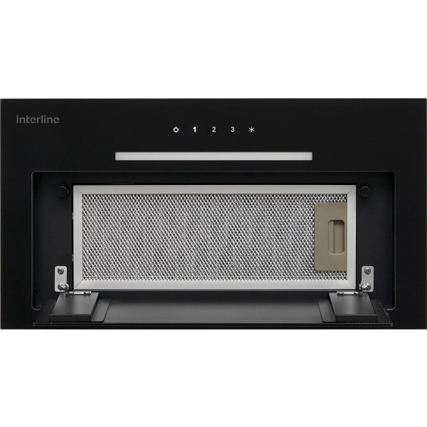 Фото - Вытяжка встраиваемая Interline LINE ULTRA BL A/60 GL/S