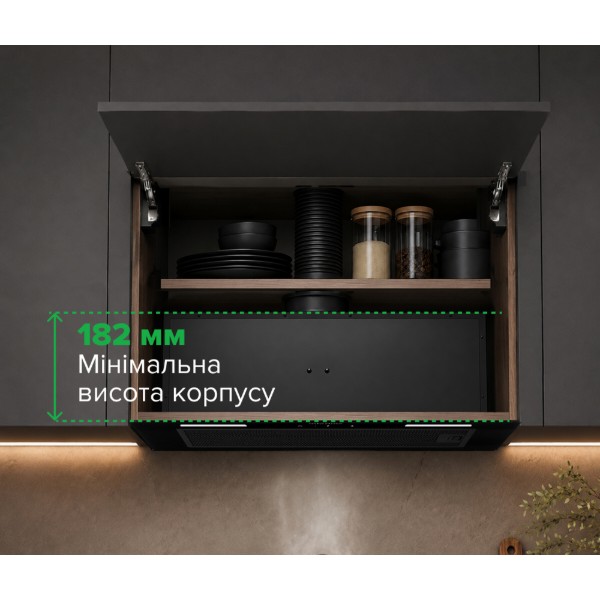 Фото - Витяжка вбудована Interline RIMMY BL A/60/PB