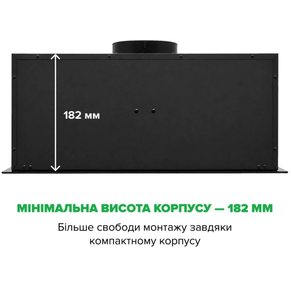 Фото - Витяжка вбудована Interline RIMMY BL A/60/PB