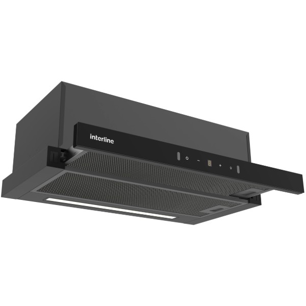 Фото - Витяжка вбудована Interline SHARK PLUS GLASS BL/S A/60
