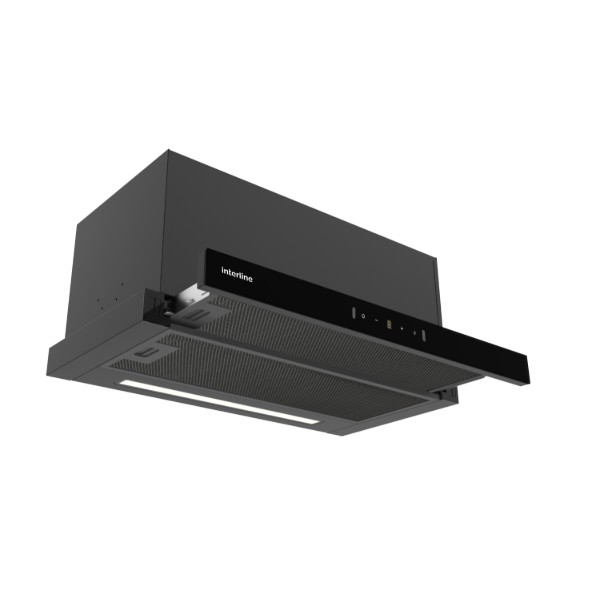 Фото - Витяжка вбудована Interline SLIM PLUS GLASS BL A/60