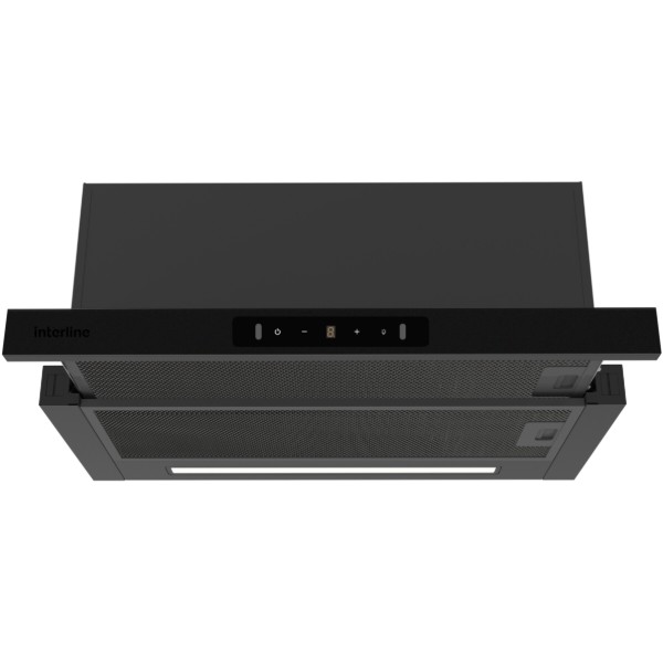 Фото - Вытяжка встраиваемая Interline SLIM ULTRA GLASS BL A/60 Nano Matte