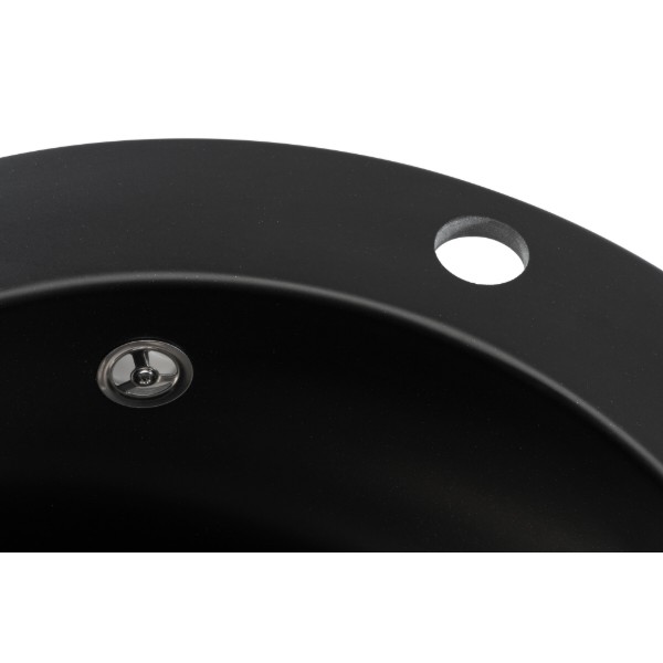 Фото - Мойка кухонная GRANADO Vitoria Black Shine
