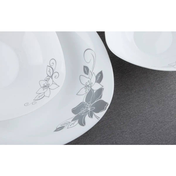 Фото - Салатник Vittora V-190Stl Тендітна лілія Square 190 мм