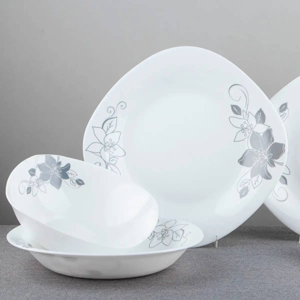 Фото - Салатник Vittora V-190Stl Тендітна лілія Square 190 мм